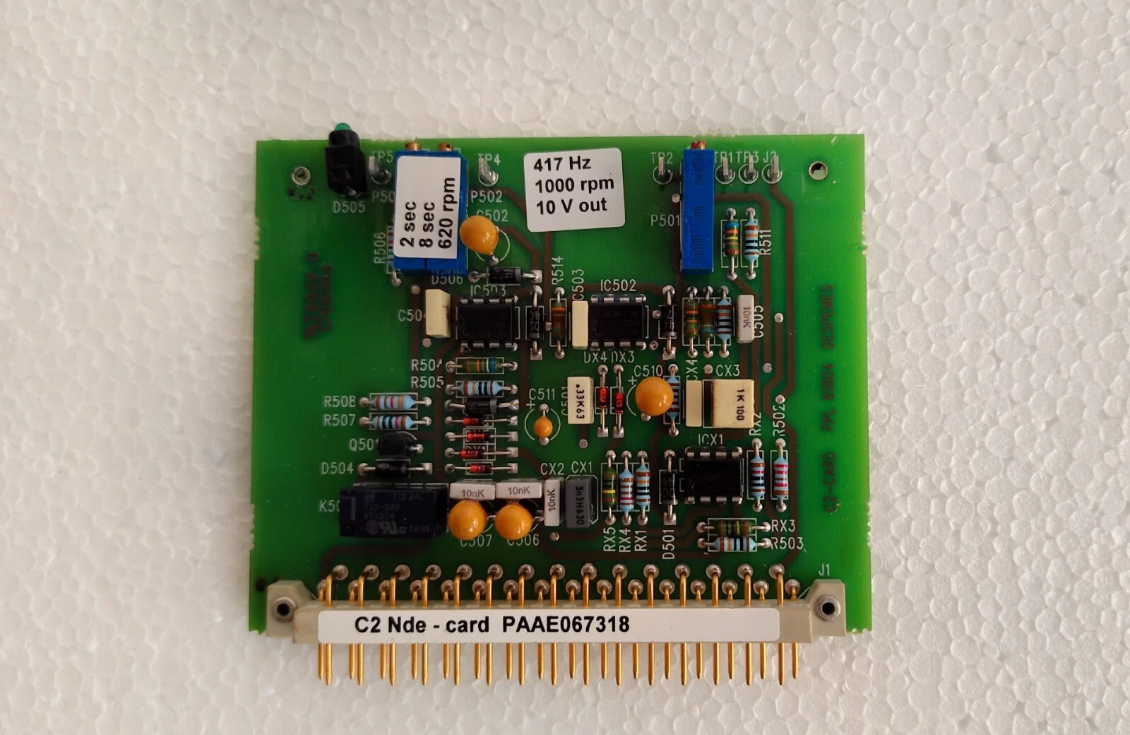 Wartsila c2 nde / NDE Card C2 PAAE067318